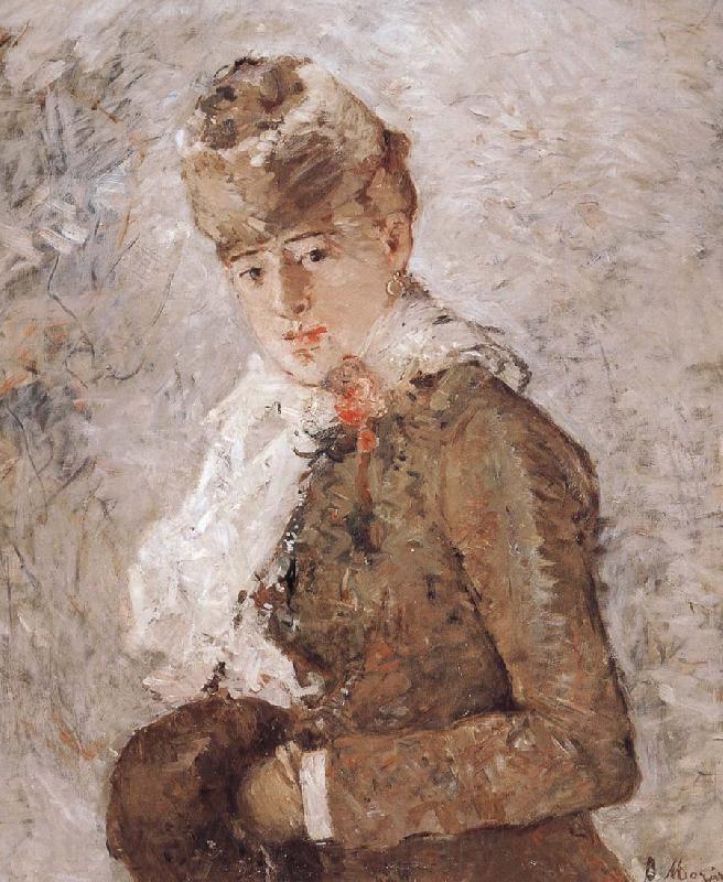 Berthe Morisot The woman wearing the shawl Germany oil painting art